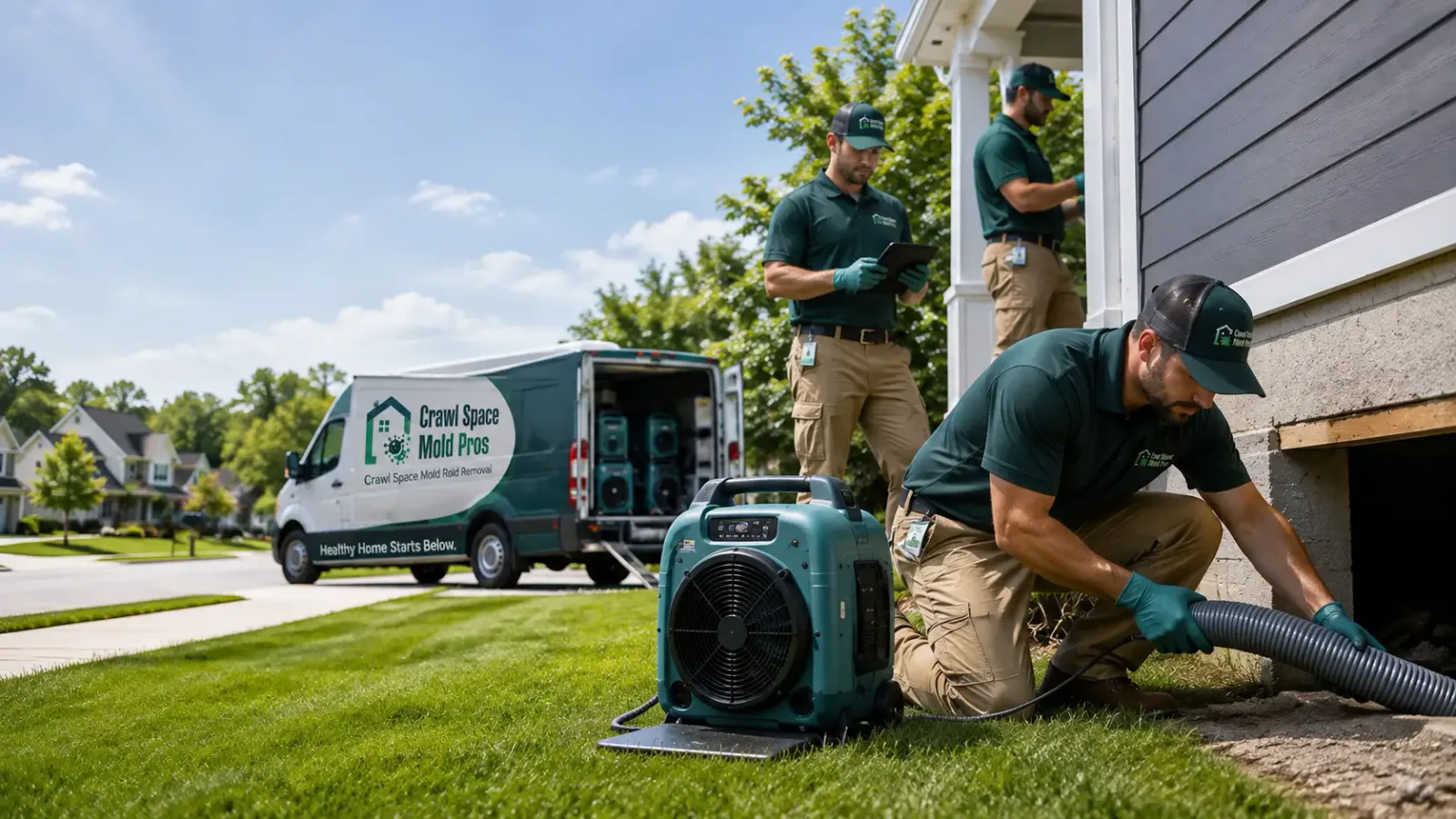 Crawl Space Mold Removal in Cowden, IL